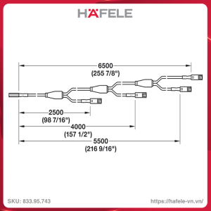 day-dan-noi-dai-4-dau-ra-24v-hafele-83395743