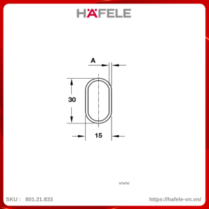 gia-treo-quan-ao-oval-hafele-80121833