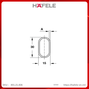 gia-treo-quan-ao-oval-hafele-80121836