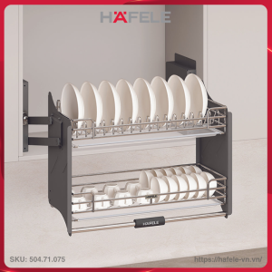 Kệ Chén Đĩa Nâng Hạ Oria 900mm Hafele 504.71.075