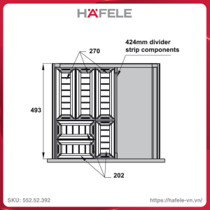 khay-chia-ngan-keo-500mm-bang-inox-hafele-55252392