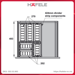 khay-chia-ngan-keo-500mm-bang-inox-hafele-55252893