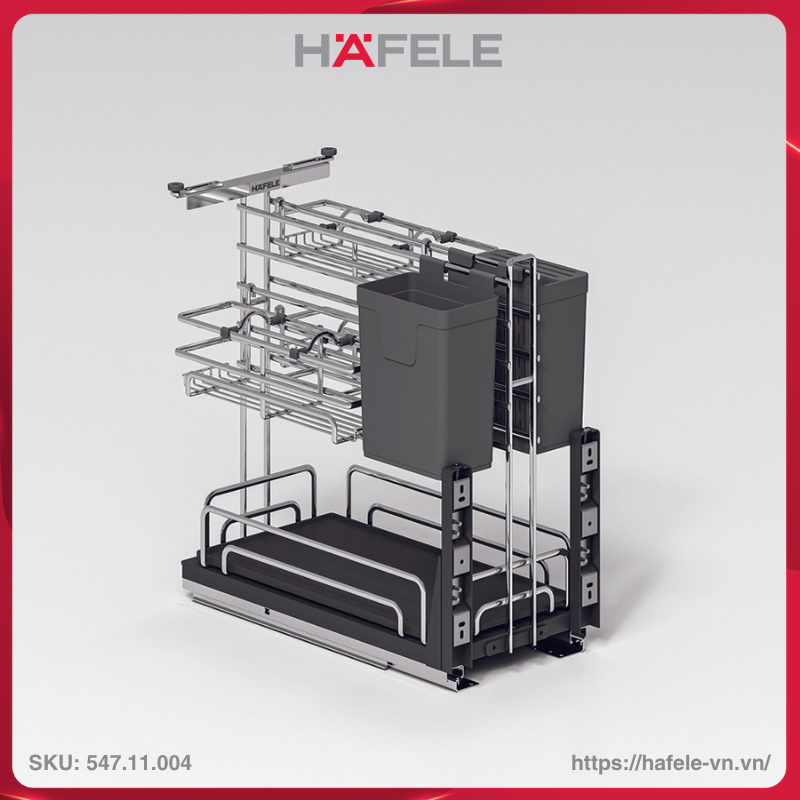 Rổ Gia Vị Dao Thớt Omero Multi 350mm Hafele 547.11.004 - Ảnh 2