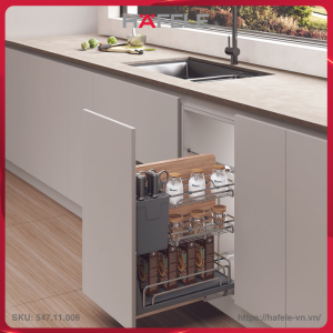 Rổ Gia Vị Dao Thớt Omero Multi 450mm Hafele 547.11.006