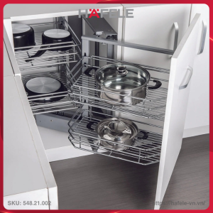 Rổ Góc Có Ray Kéo Ra Đằng Trước Bên Phải Hafele 548.21.002