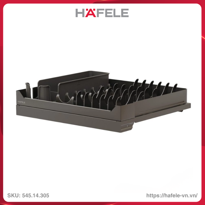 Rổ Kéo Trên Cho Bát Đĩa Dining Agent 600mm Hafele 545.14.305 - Ảnh 4