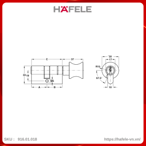 ruot-khoa-1-dau-chia-1-dau-van-81mm-hafele-91601018