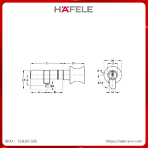 ruot-khoa-1-dau-chia-1-dau-van-91mm-hafele-91608505