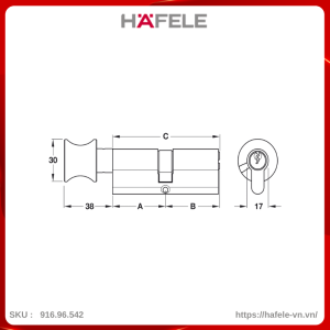 ruot-khoa-1-dau-van-1-dau-chia-100mm-hafele-91696542