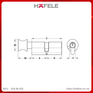 ruot-khoa-1-dau-van-1-dau-chia-71mm-hafele-91696325