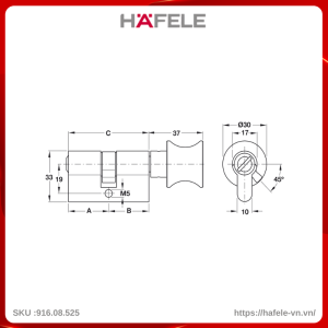 ruot-khoa-cua-ve-sinh-71mm-hafele-91608525