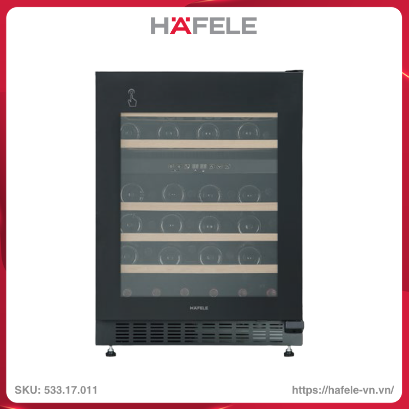 Tủ Bảo Quản Rượu Vang HW-C129FB Hafele 533.17.011