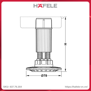 chan-tu-co-dieu-chinh-chieu-cao-h125mm-hafele-63776354