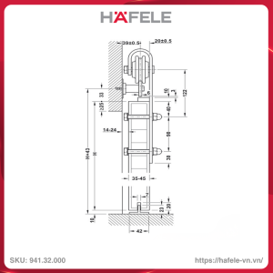 phu-kien-cua-truot-slido-d-line42-100s-hafele-94132000