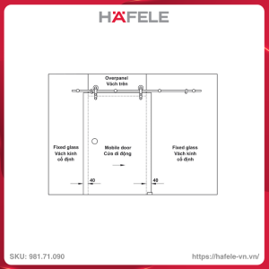 ray-truot-don-2500mm-hafele-98171090