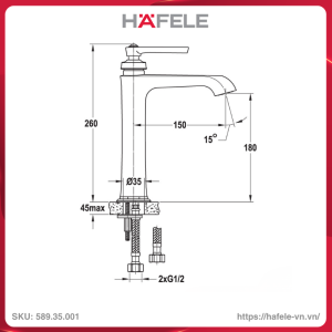 voi-tron-lavabo-kyoto-180-hafele-58935001